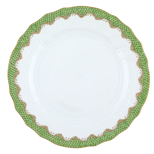 Herend Fish Scale Evergreen Dinner Plate