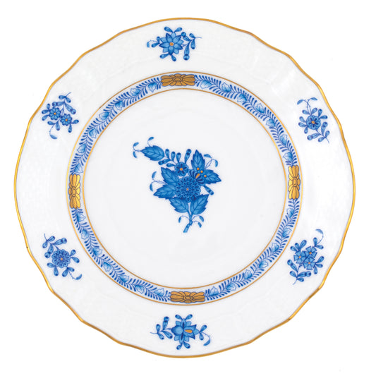 Herend Chinese Bouquet Blue Bread & Butter Plate