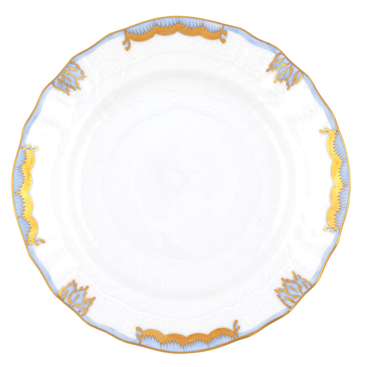Herend Princess Victoria Light Blue Bread and Butter Plate