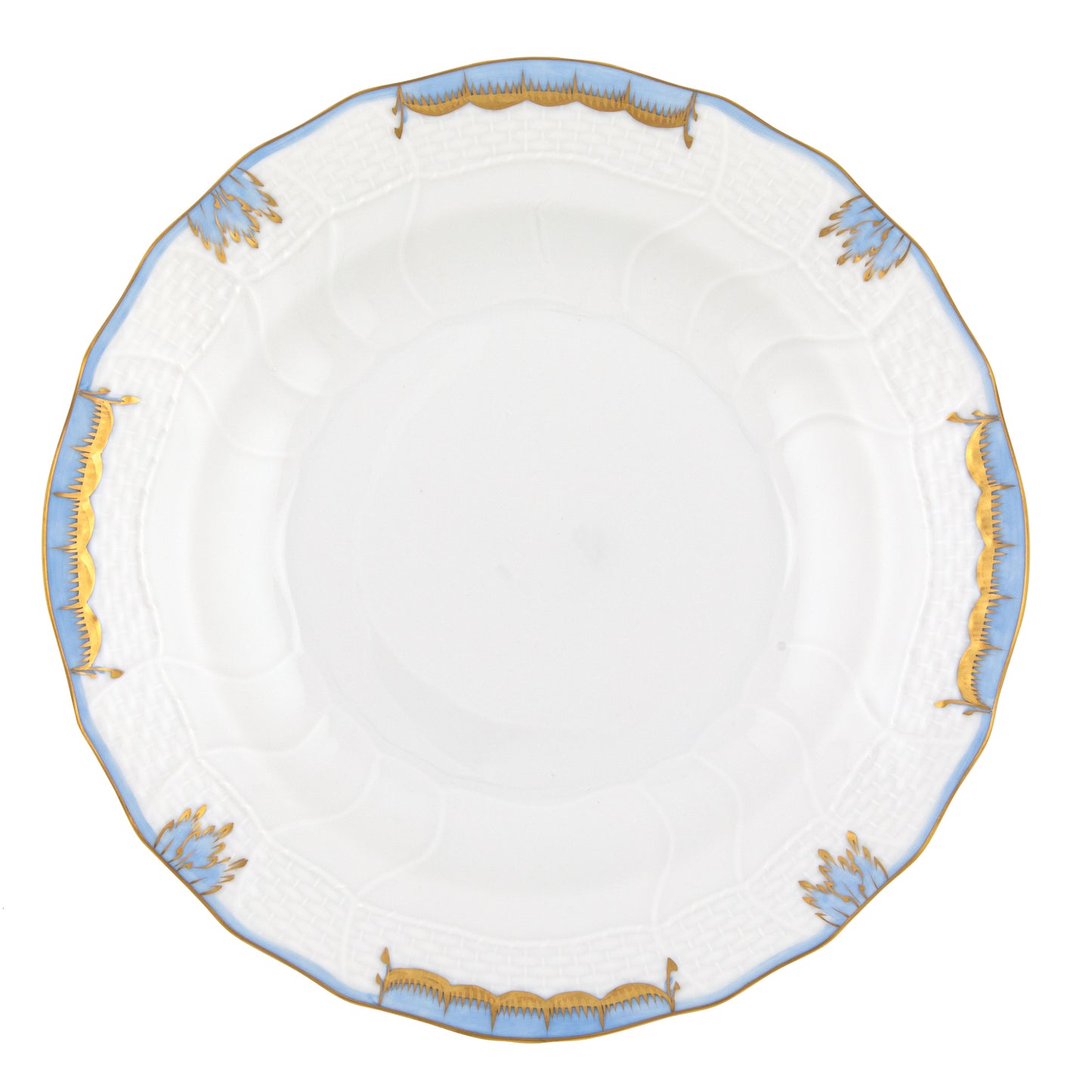 Herend Princess Victoria Light Blue Salad Plate