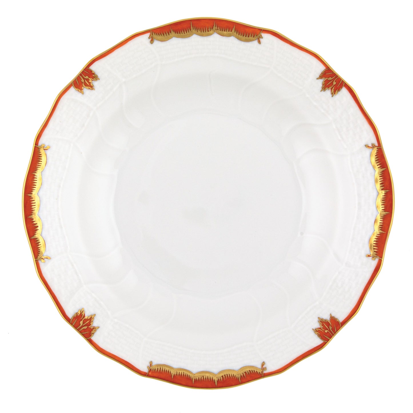 Herend Princess Victoria Rust Service Plate