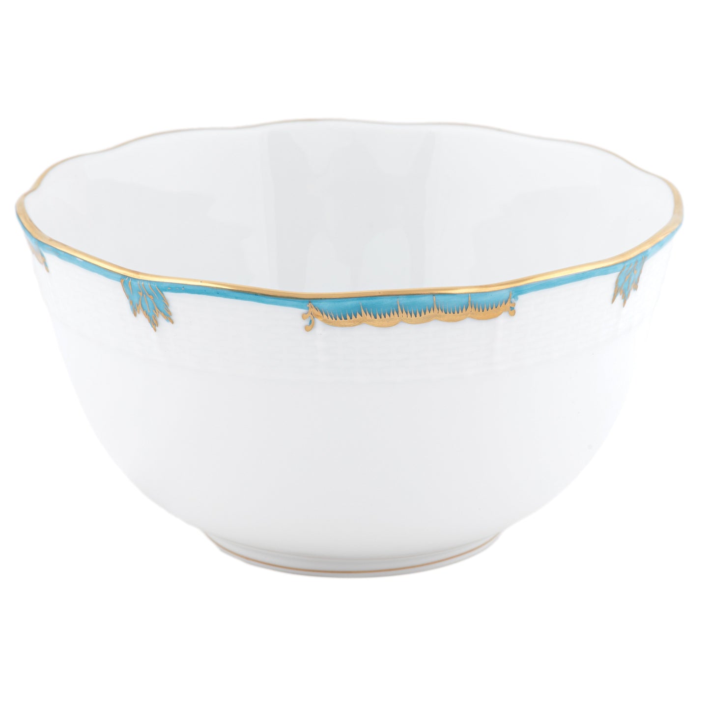 Herend Princess Victoria Turquoise Bowl