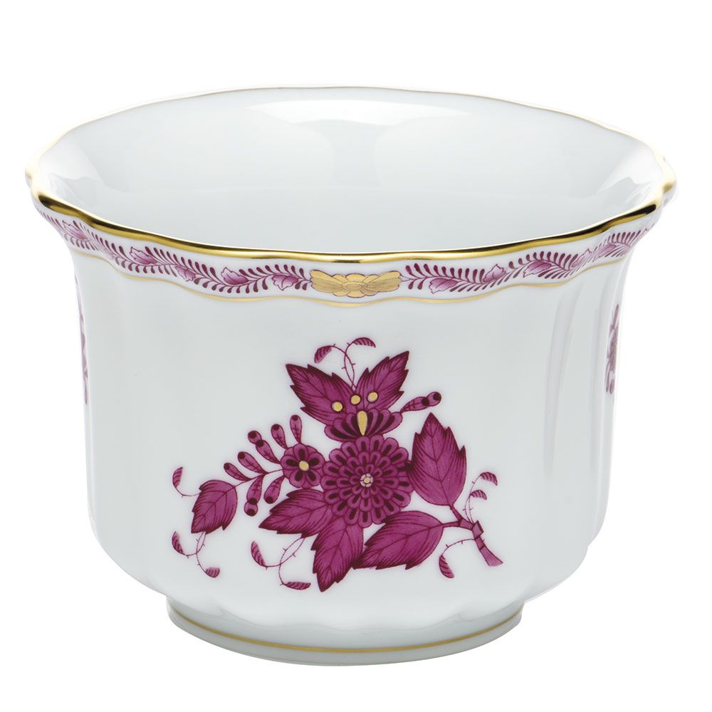 Herend Chinese Bouquet Raspberry Mini Cachepot