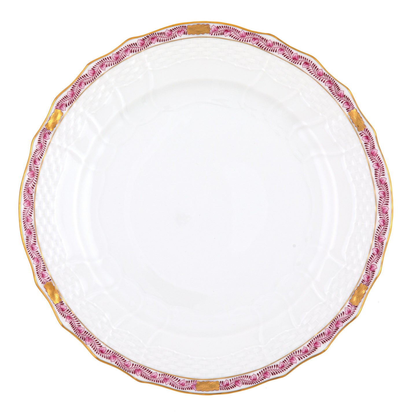 Herend Chinese Bouquet Garland Pink Service Plate