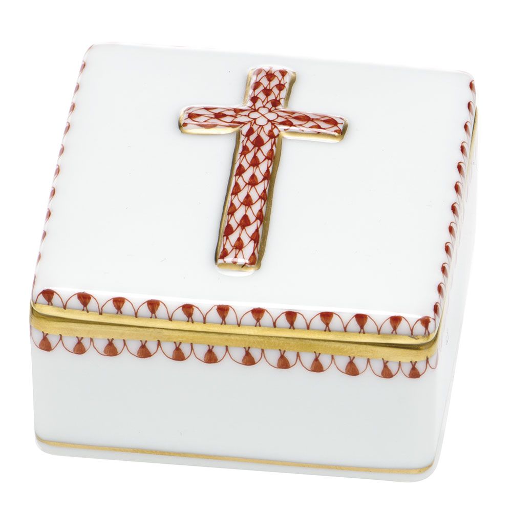 Herend Prayer Box Rust
