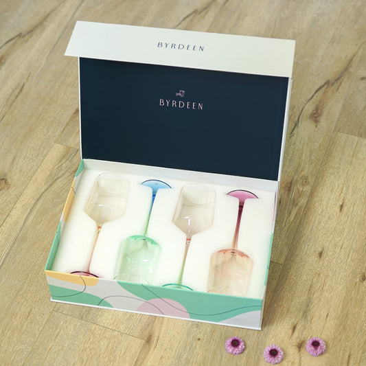 Mezclada Set of 4 Wine Glasses by Byrdeen