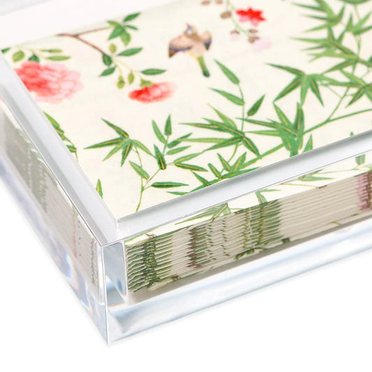 Acrylic Guest Towel Napkin Holder Crystal Clear