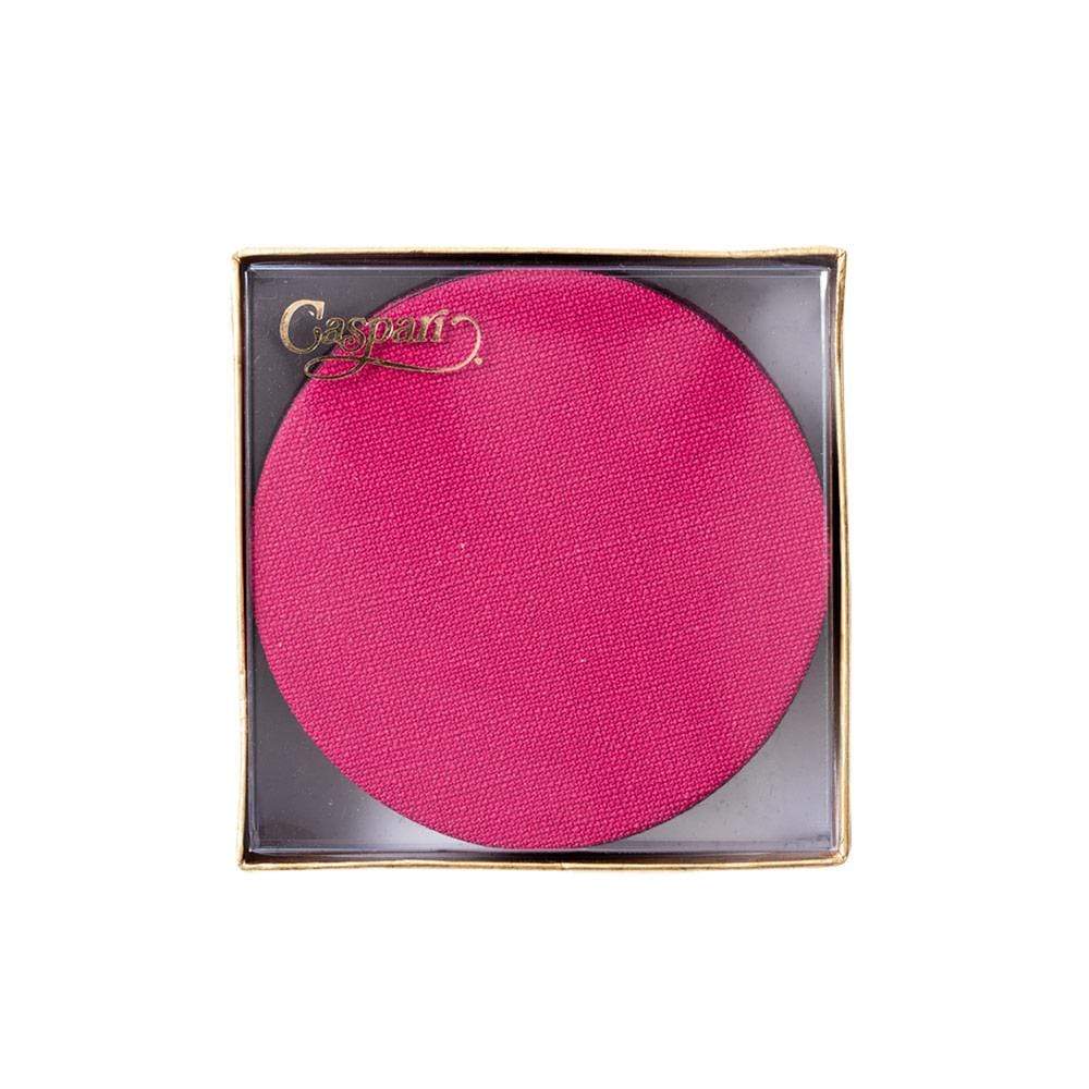 Caspari Classic Canvas Coaster Set | Fuschia