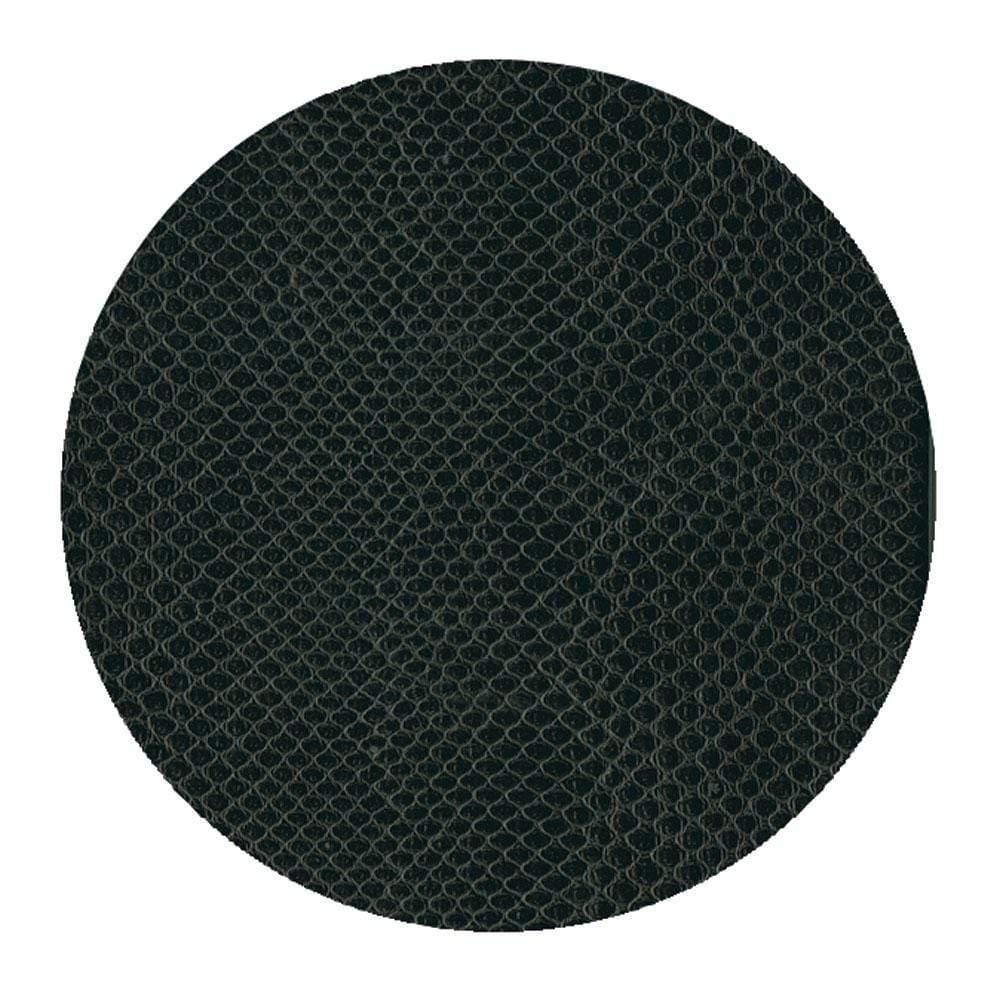 Caspari Faux Leather Snakeskin Coaster Set | Black