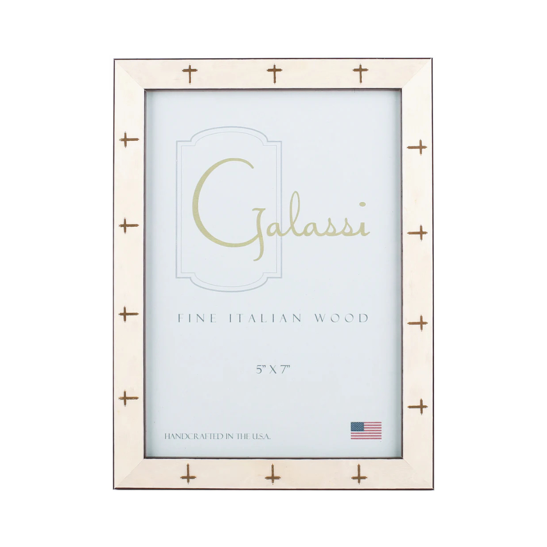 Gold Crosses Picture Frame