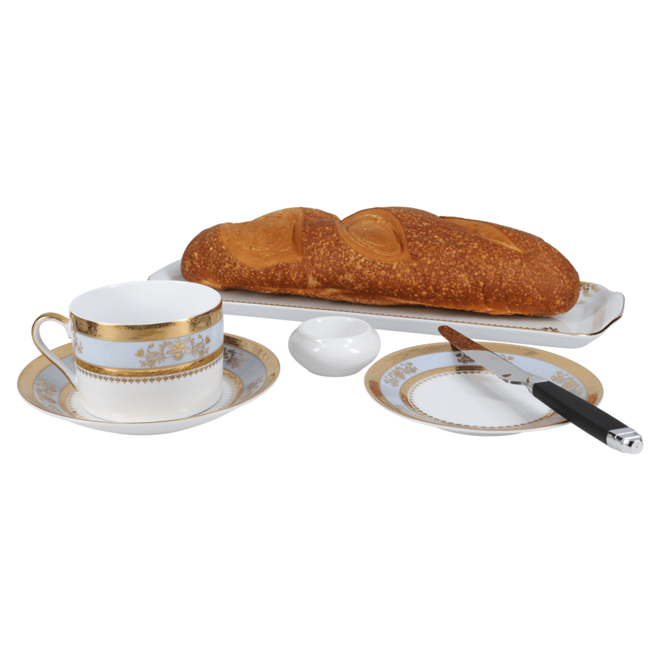 Deshoulieres Orsay Porcelain Bread & Butter Plate | Powder Blue