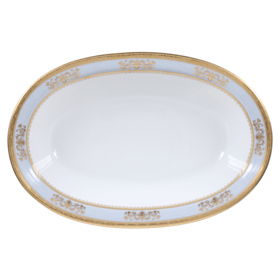 Deshoulieres Orsay Porcelain Vegetable Bowl | Powder Blue