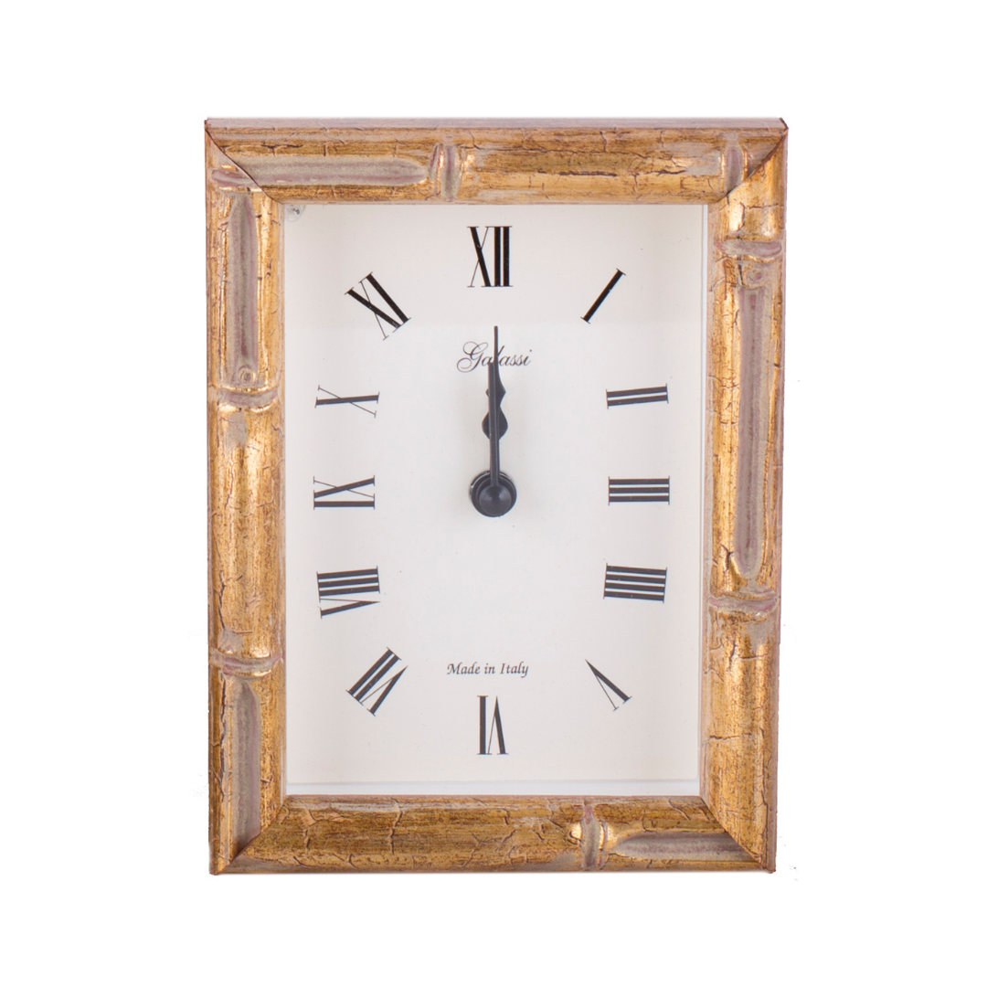 Gold Bamboo Clock