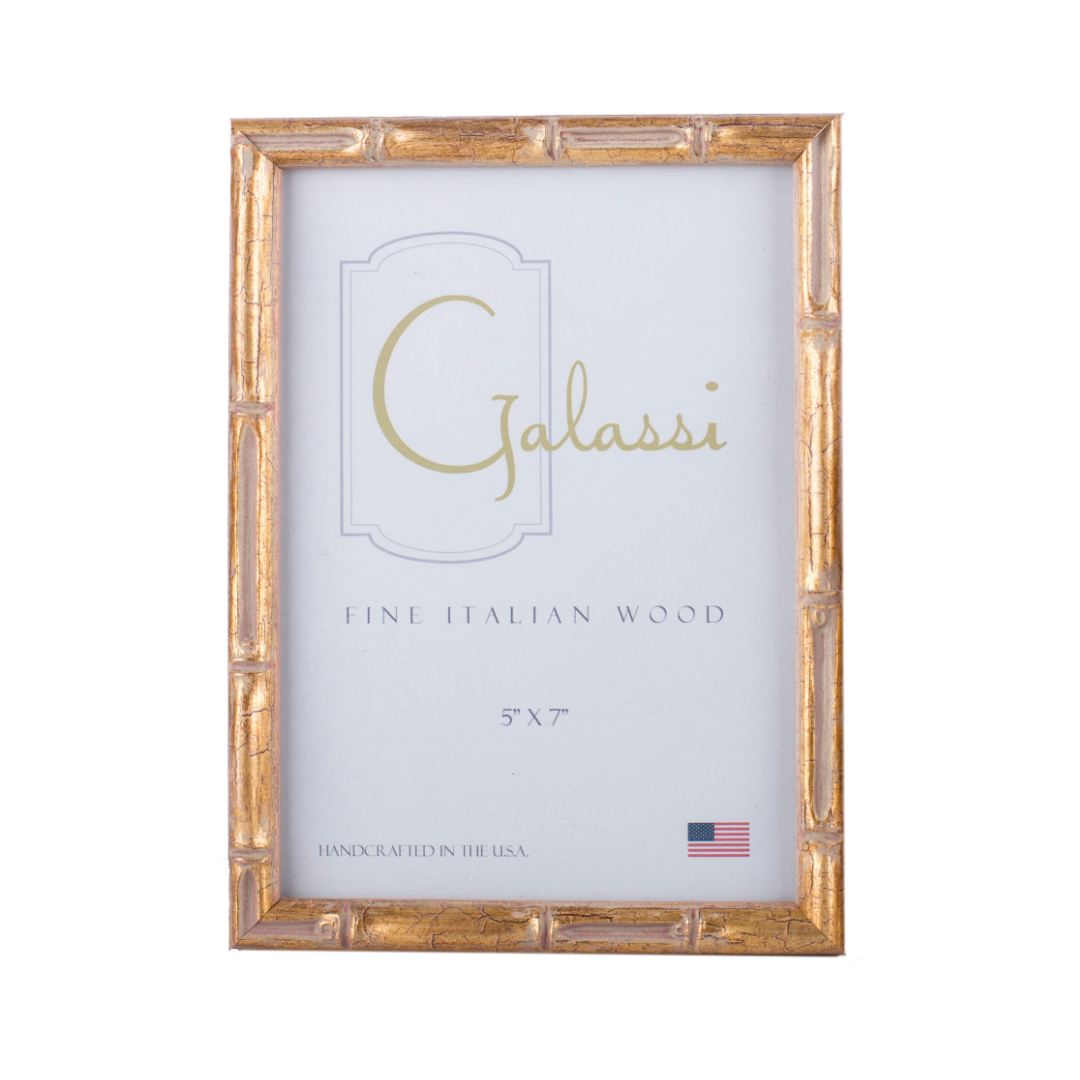 Gold Bamboo Picture Frame