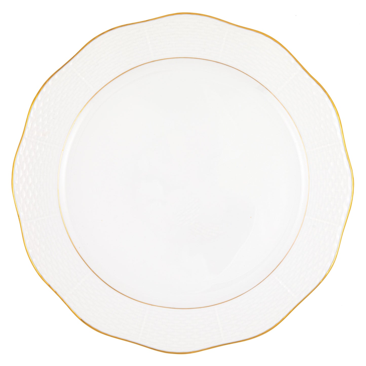 Herend Golden Edge Round Platter