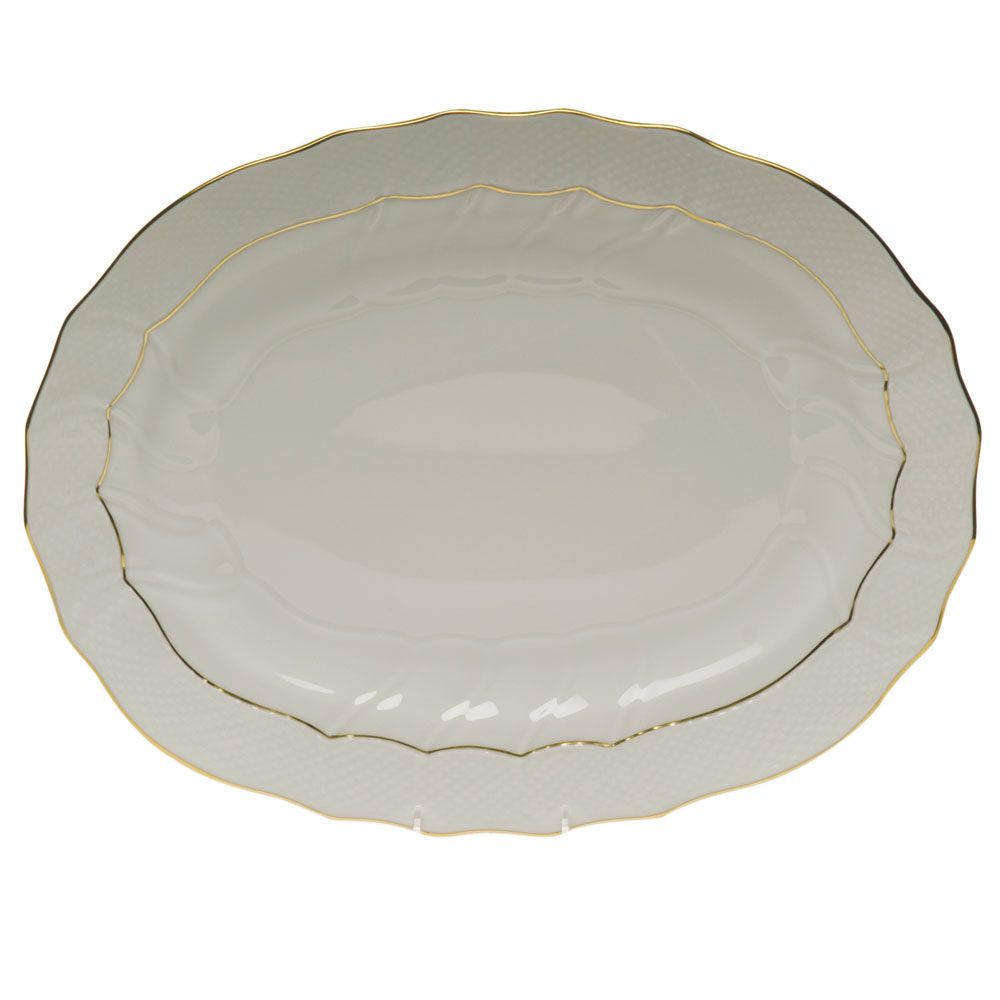 Herend Golden Edge Platter 17 inches