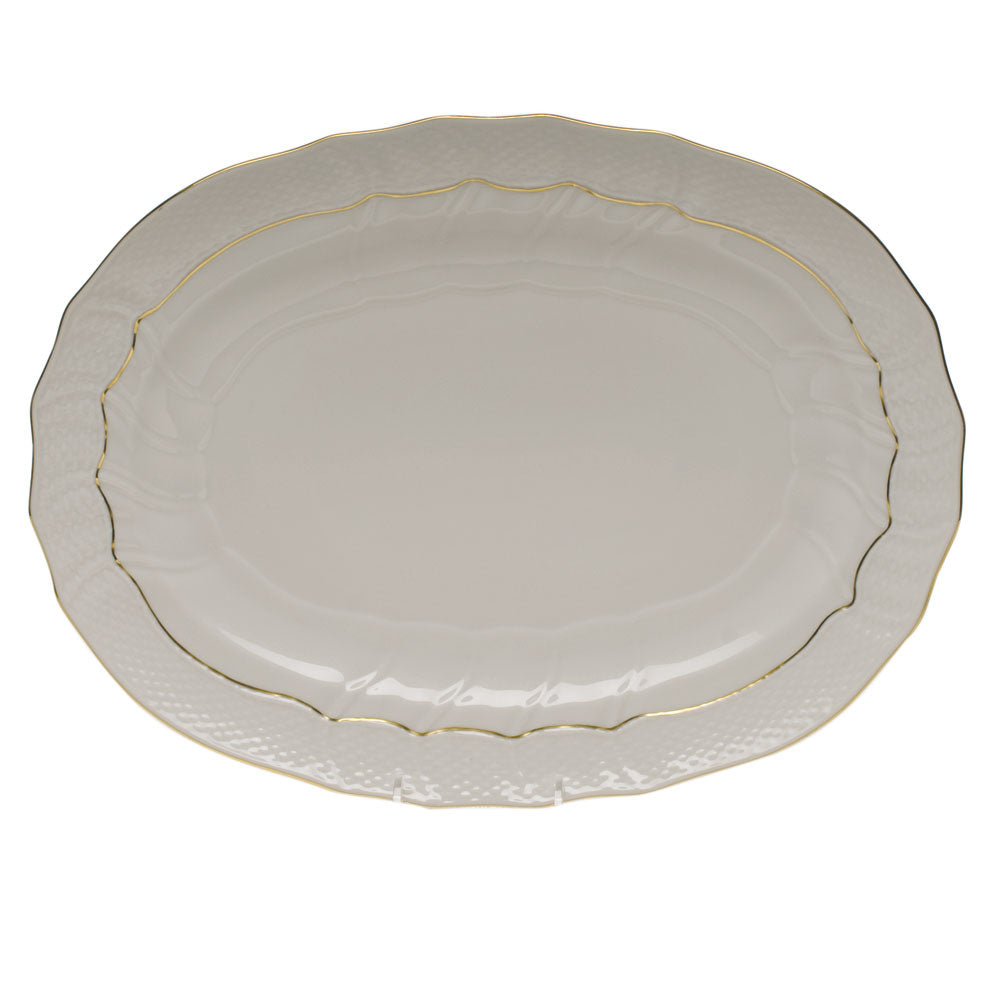 Herend Golden Edge Platter 15 inches