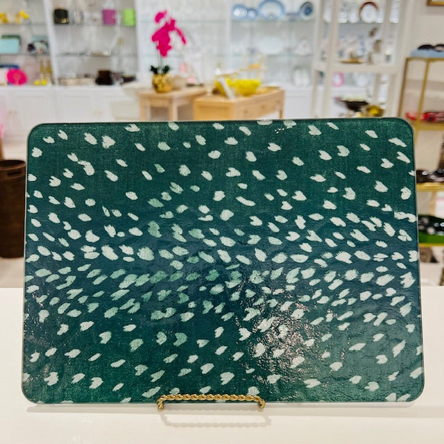 Green Antelope Cutting Board