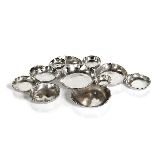Charcuterie Nickel Cluster Bowls Large