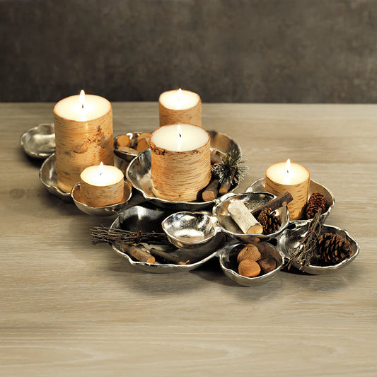 Charcuterie Nickel Cluster Bowls Large