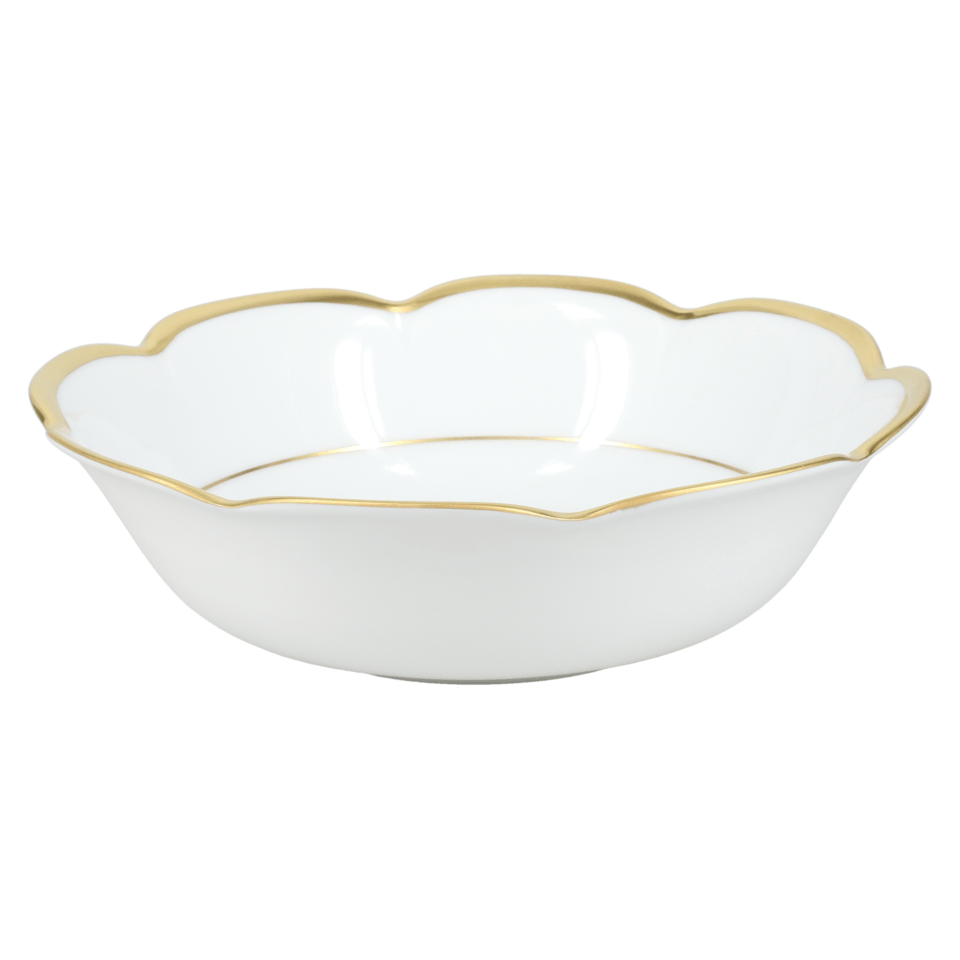 Royal Limoges Margaux Gold Scallop Bowl