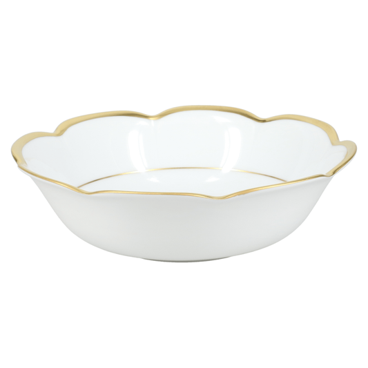 Royal Limoges Margaux Gold Scallop Bowl