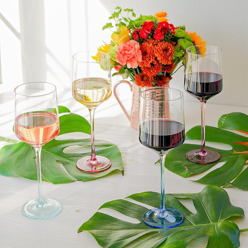 Mezclada Set of 4 Wine Glasses by Byrdeen