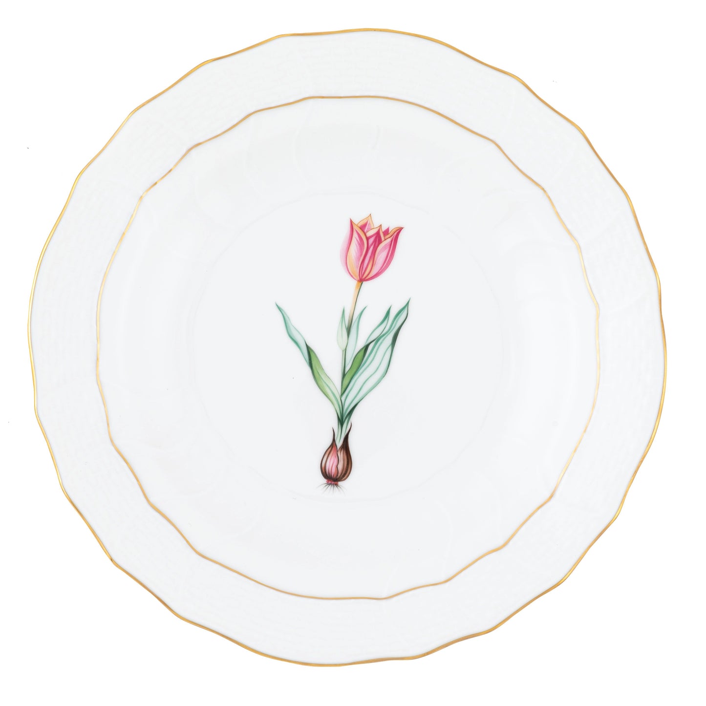 Herend Spring Tulip Dessert Plate
