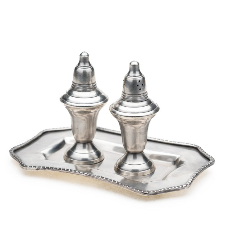Antique Silver Salt & Pepper Set