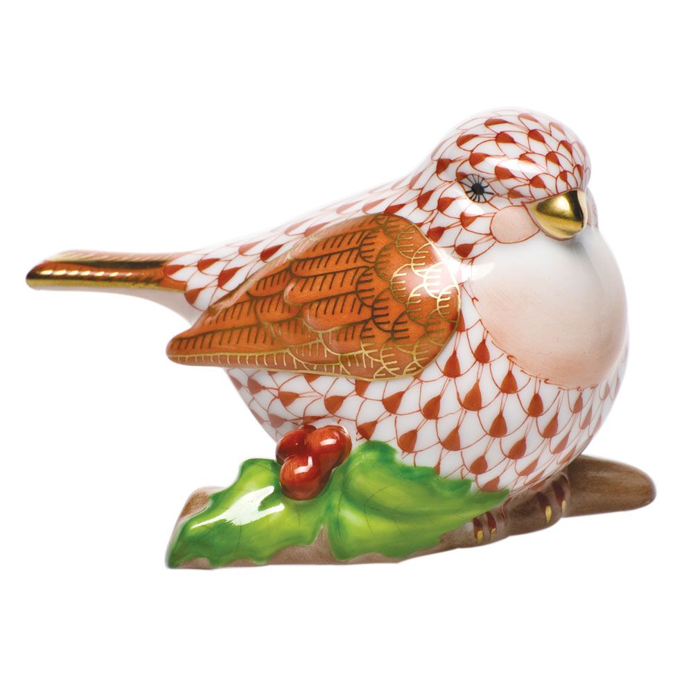 Herend Little Bird on Holly