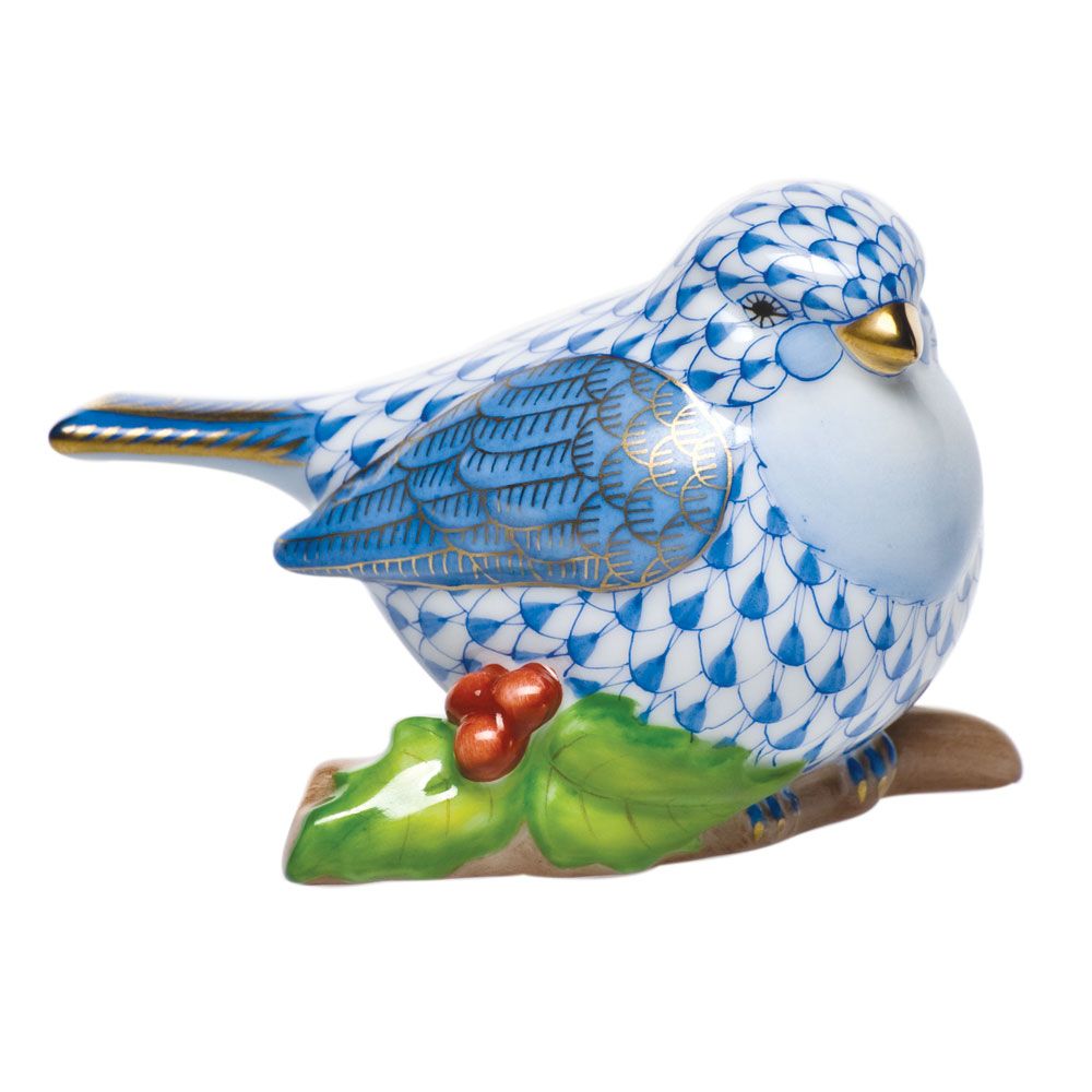 Herend Little Bird on Holly