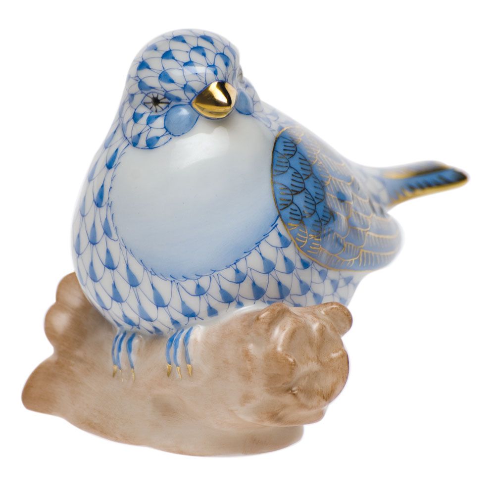 Herend LIttle Bird Blue