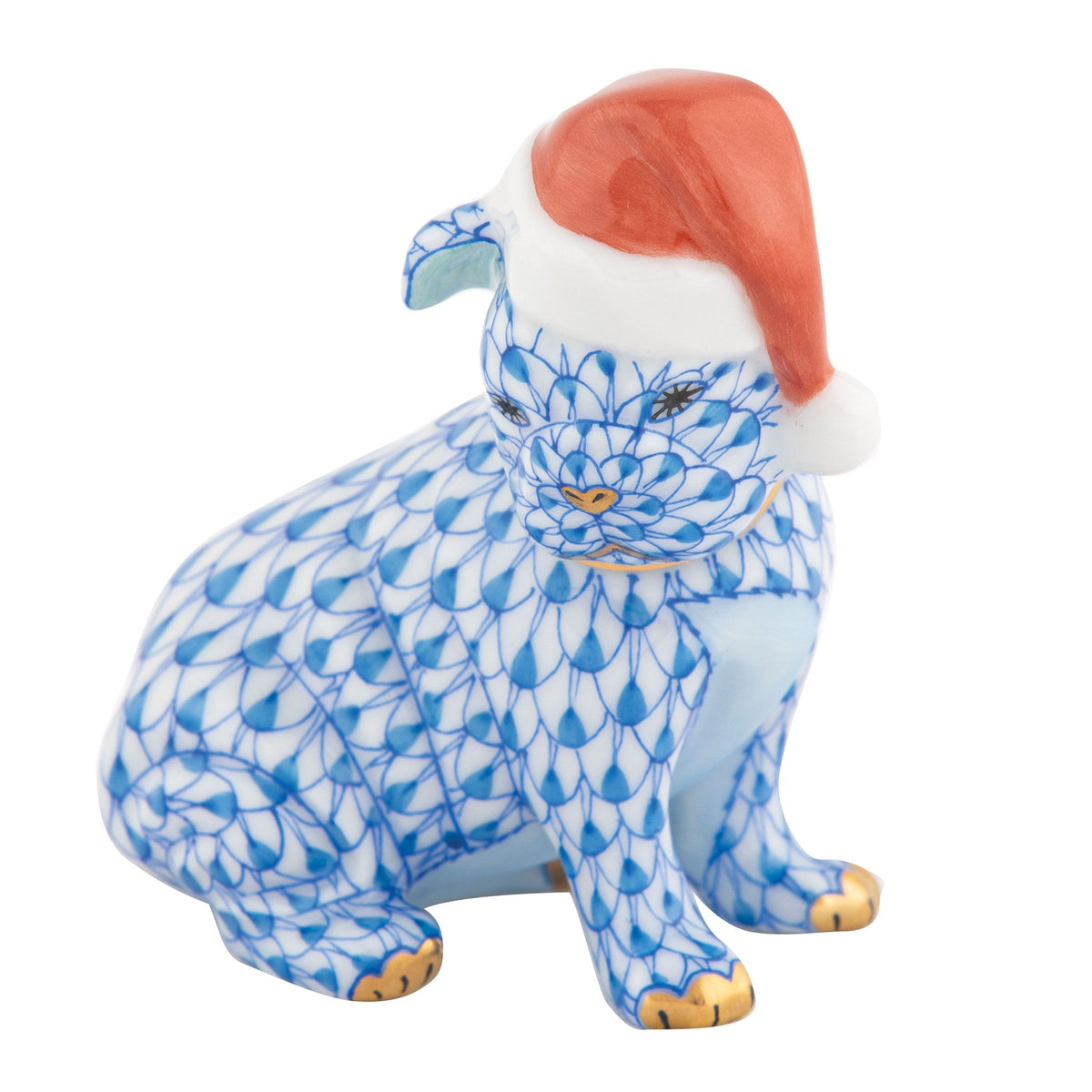 Herend Santa Puppy