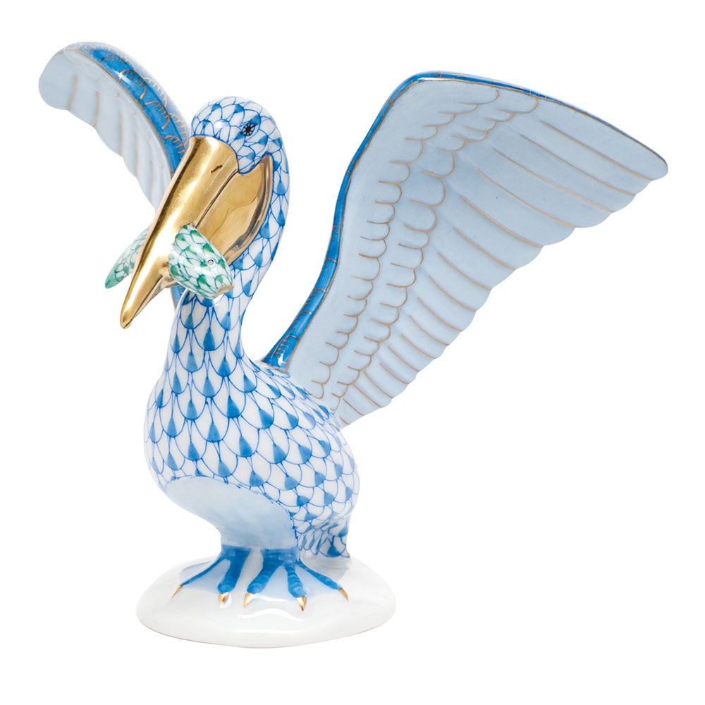 Herend Pelican with Fish