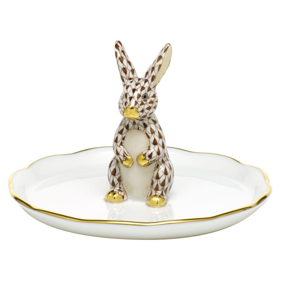 Herend Bunny Ring Holder