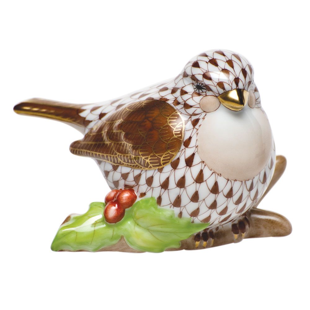 Herend Little Bird on Holly