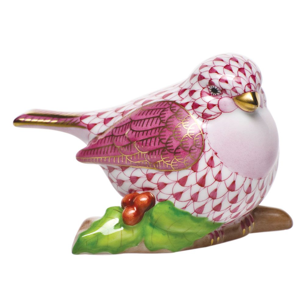 Herend Little Bird on Holly