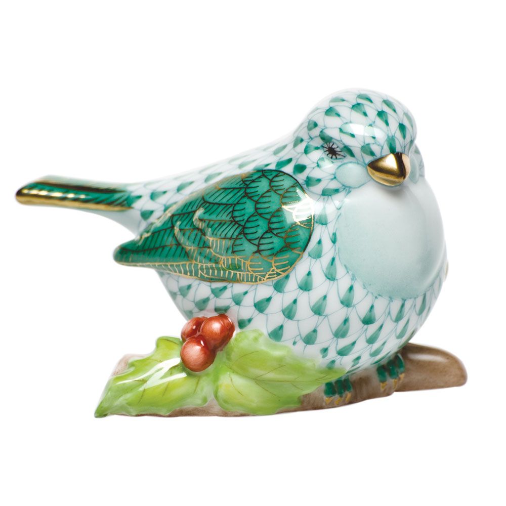 Herend Little Bird on Holly