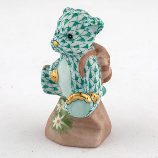 Herend Hiking Bear Green