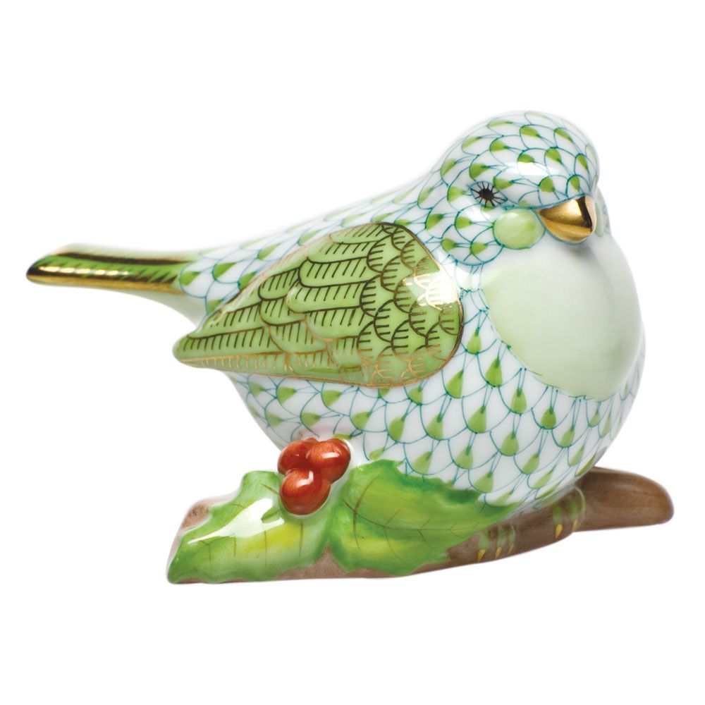 Herend Little Bird on Holly