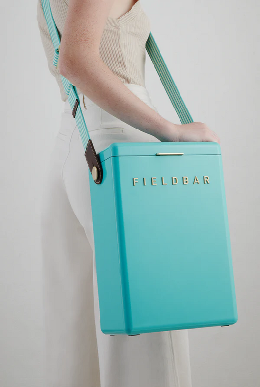 Fieldbar Drinks Box Swing Sling Bazaruto Blue and Safari White