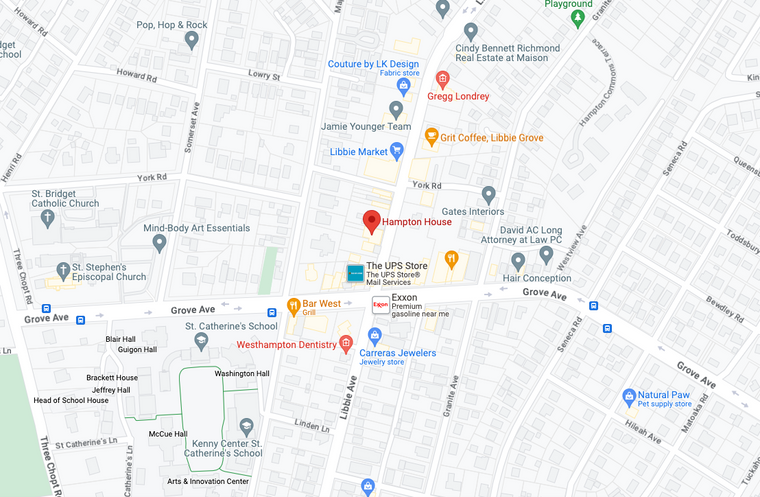 Google maps for Hampton House location