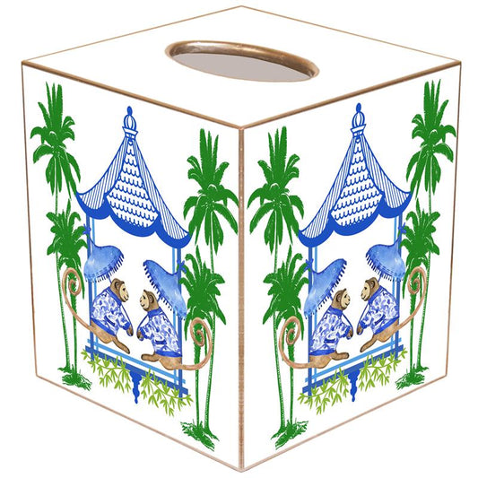 Monkey and Palm Trees Tissue Box Cover