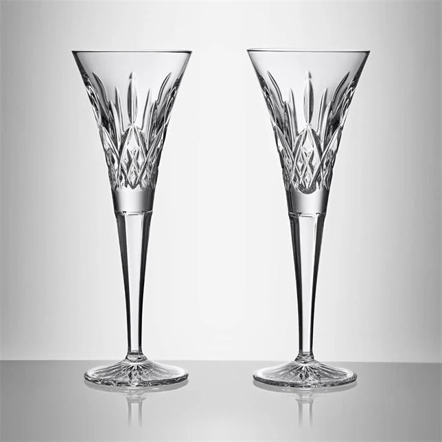 Waterford Lismore Toasting Flute Pair