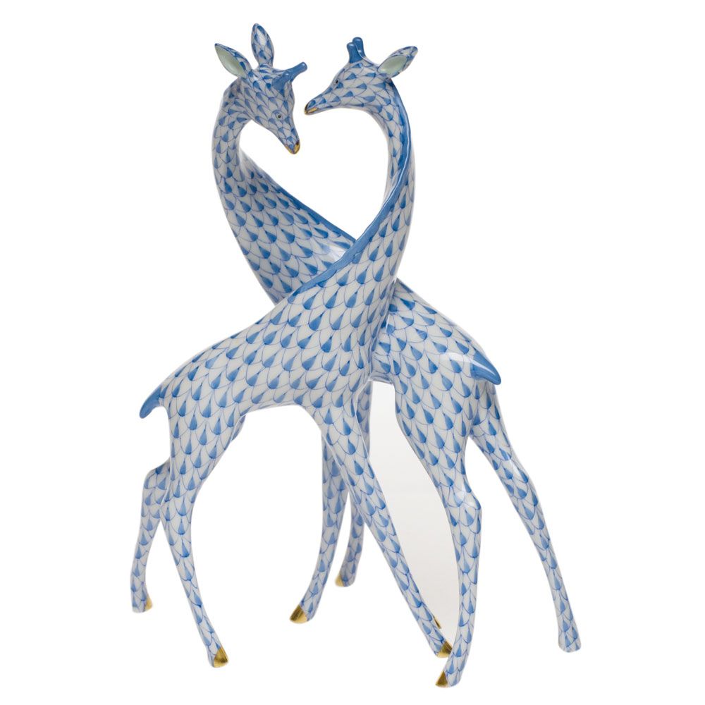 Herend Pair of Giraffes