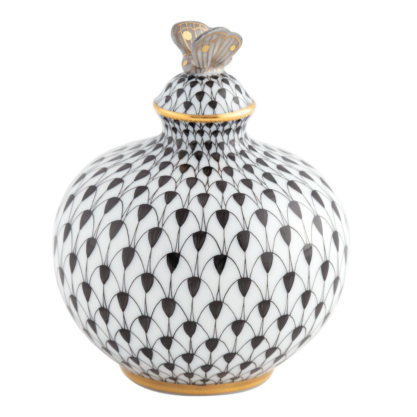 Herend Perfume Bottle Figurine Raspberry