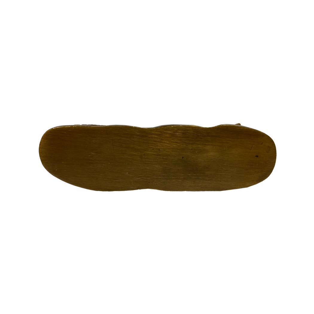 Solid Brass Pointer Dog Paperweight