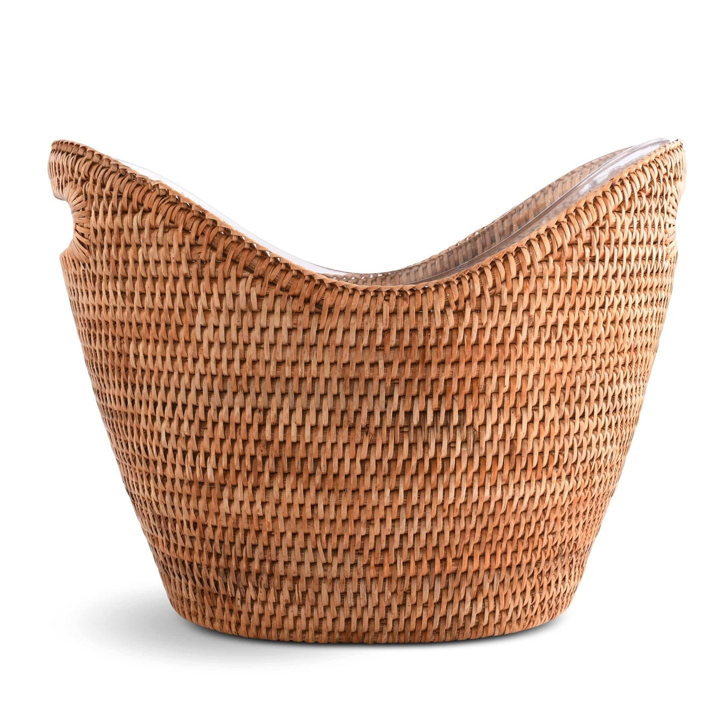 Beverage Bucket Rattan Champagne / Ice Tub