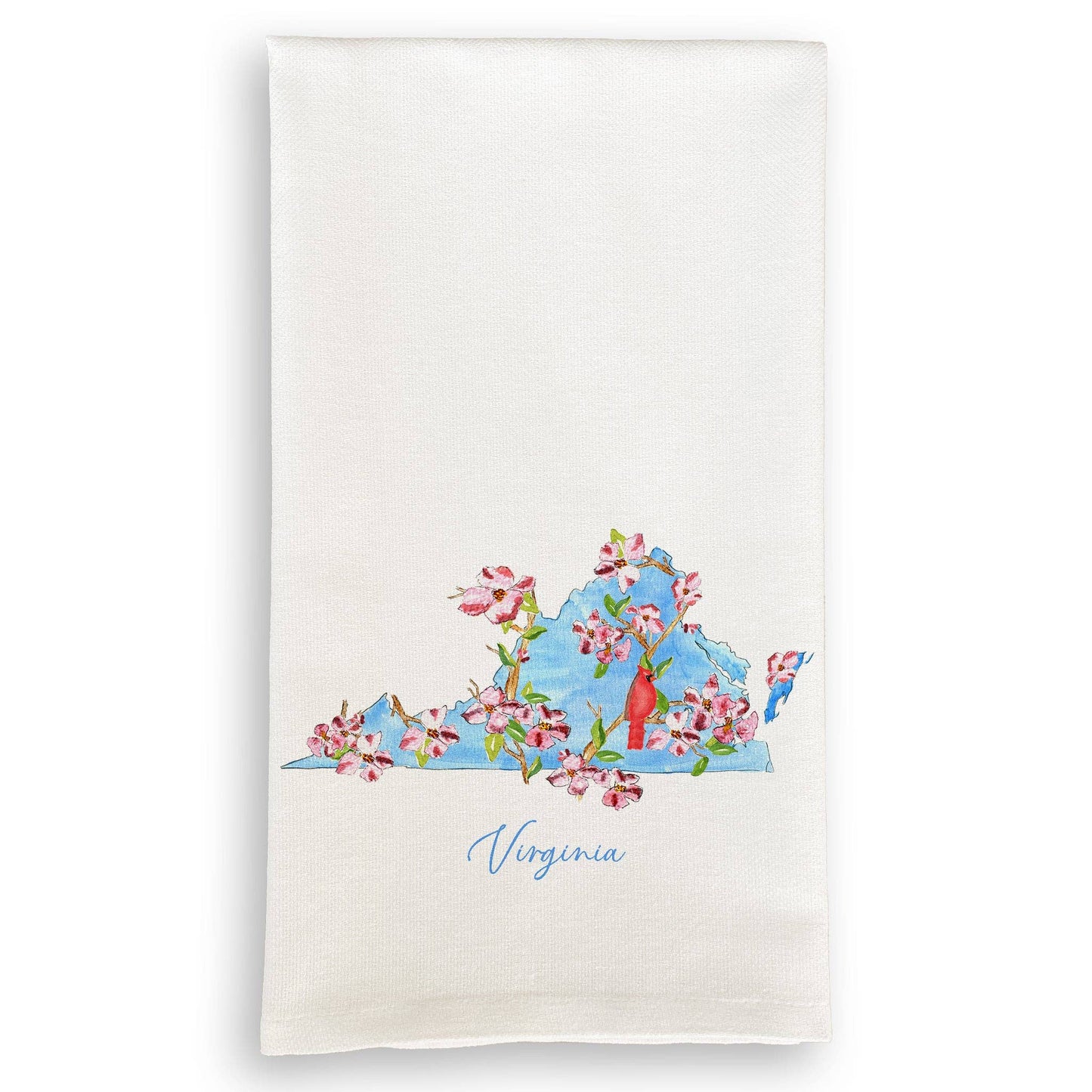 Floral Virginia: Dishtowel