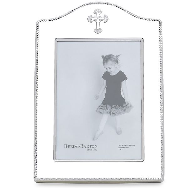 Reed & Barton Abbey Cross Sliverplate 5x7 Frame